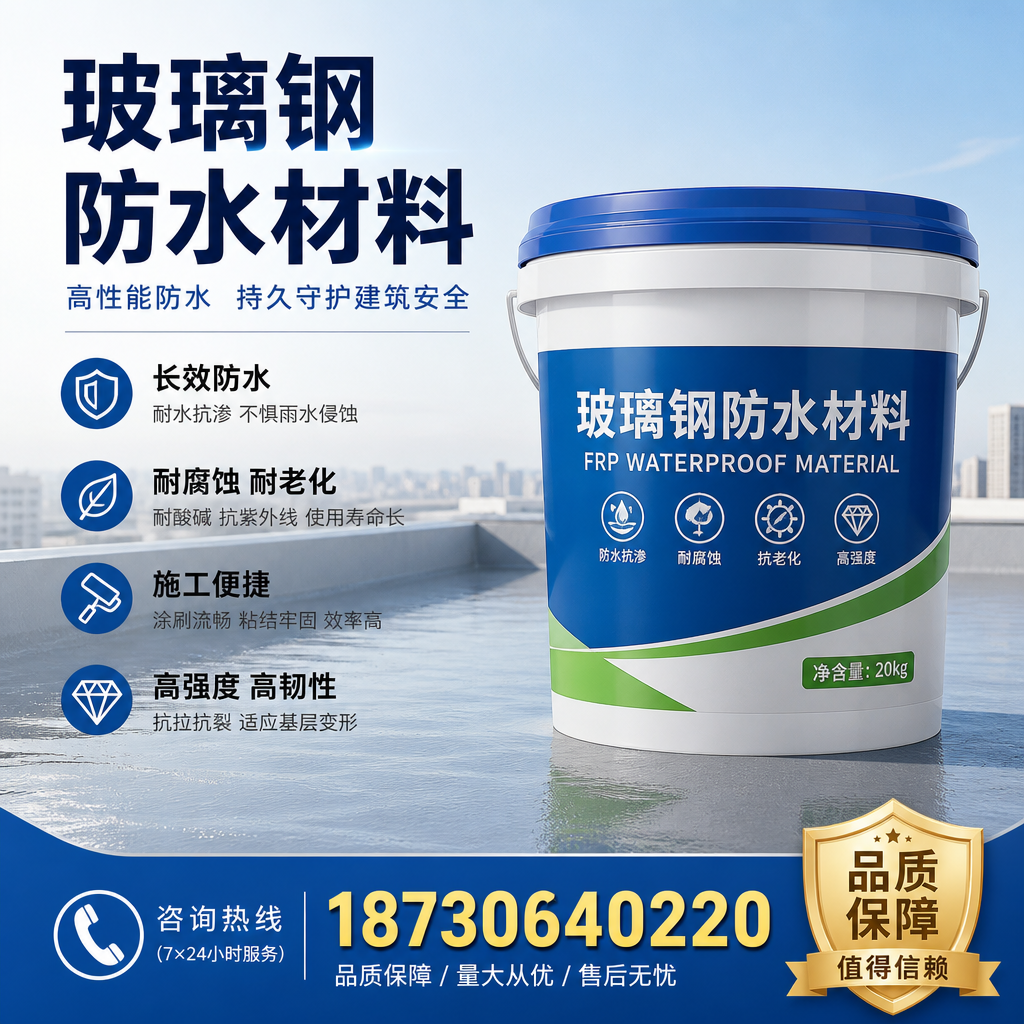 专家解析:玻璃钢防水材料的市场前景分析在 屯昌